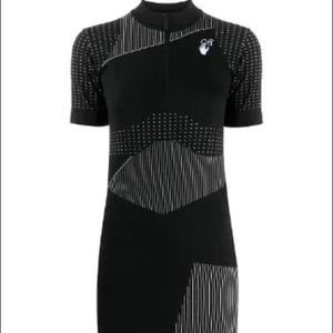 Off-white dress only wore this once the dress has been dry cleaned ready to go!